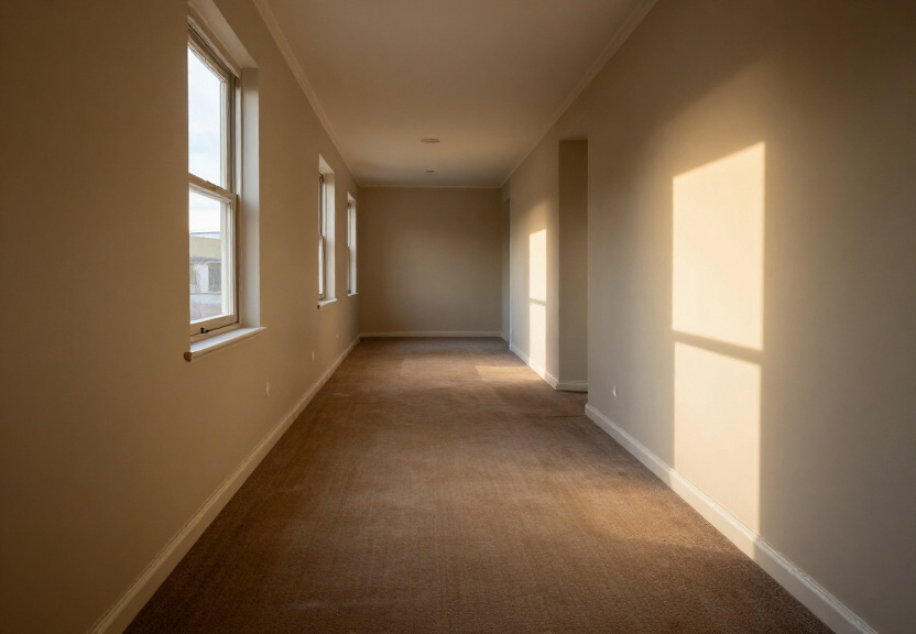 Restored living room in Gymea after flood restoration